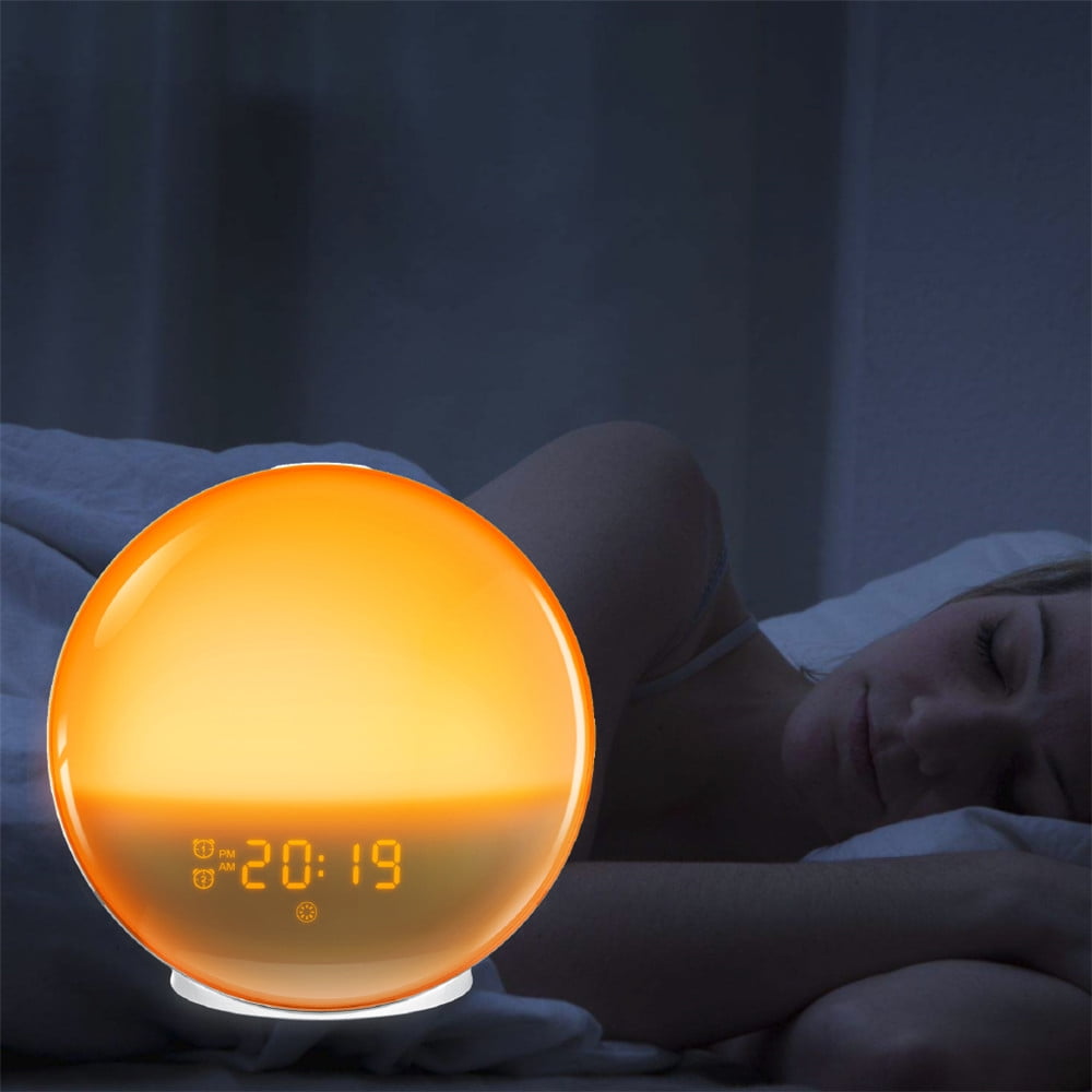 Sunrise Loud Alarm Clock Wake Up Light For Kids Bedrooms Heavy Sleepers Adults