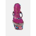 thumbnail image 4 of Krypton Marble Print Clear Block Heel Sandals, 4 of 10