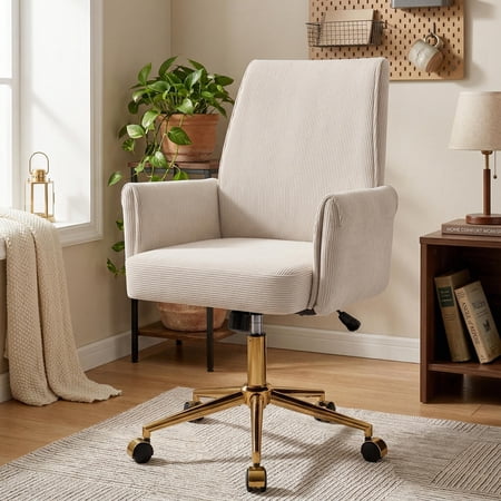 homy casa upholstered office chair product