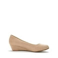 thumbnail image 2 of BURUDANI Women's Mid Wedge Heel Wide Pump Shoes Wide Available, 2 of 6