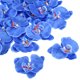thumbnail image 1 of Cabezas de Orquídea Phalaenopsis de Seda Artificial de 3.5" de Uxcell para Decoración de Boda DIY, Azul 20 Paquete, 1 of 6
