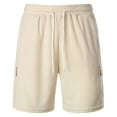 thumbnail image 6 of Men's Corduroy Shorts Casual Elastic Waist Drawstring Lightweight Summer Beach Shorts, 6 of 7