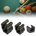 thumbnail image 3 of Billiards Snooker Cue Locating Clip Holder Regular Black Pool Cue Wall Mount Racks 23/17/14mm Optional Fishing Rod Storage Rack L, 3 of 6
