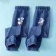 thumbnail image 2 of Odeerbi 3-12 Años Niñas 2 Pcs Jeans Cute Rabbit Print Pantalones Vaqueros Handsome Loose Casual Outerwear Vaquero Pantalones, 2 of 6