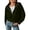 Army Green, variant on Womens Sweaters Quarter Zip Pullover V Neck Collar Long Sleeve Ribbed Knit Loose Casual Winter Fall Sweater