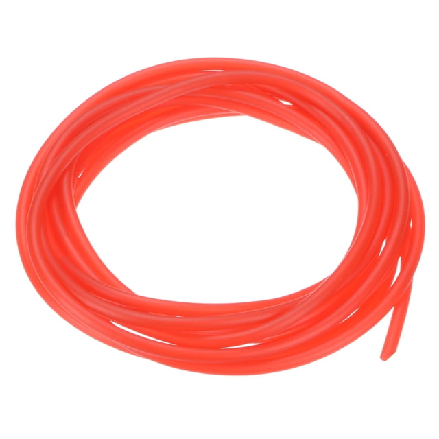 Tubo de goma de látex natural de 3 metros de longitud, 1.8x4.2mm (IDxOD), manguera roja