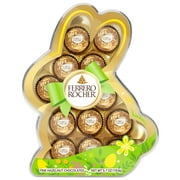 Ferrero Rocher Premium Easter Candy, Chocolate Bunny Box, Easter Basket Essentials, 13 Pieces, 5.7 oz