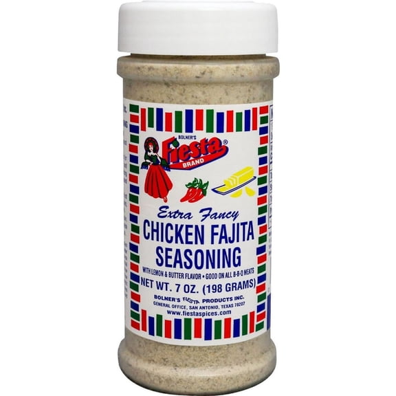 Pack Of 3 Bolner's Fiesta Extra Fancy Chicken Fajita Seasoning, 7 oz (Package May Vary)