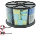 thumbnail image 3 of Deflecto, DEF39000104, Carousel Storage Organizer, 1 Each, Black,Clear, 3 of 7