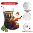 thumbnail image 7 of Cauagu Meditating Golden Retriever for Christmas Stockings,1-Pack Large Xmas Stocking Holiday and Farmhouse Stocking Fit for Christmas Holiday Party Decoration(17.7*11 Inch), 7 of 7