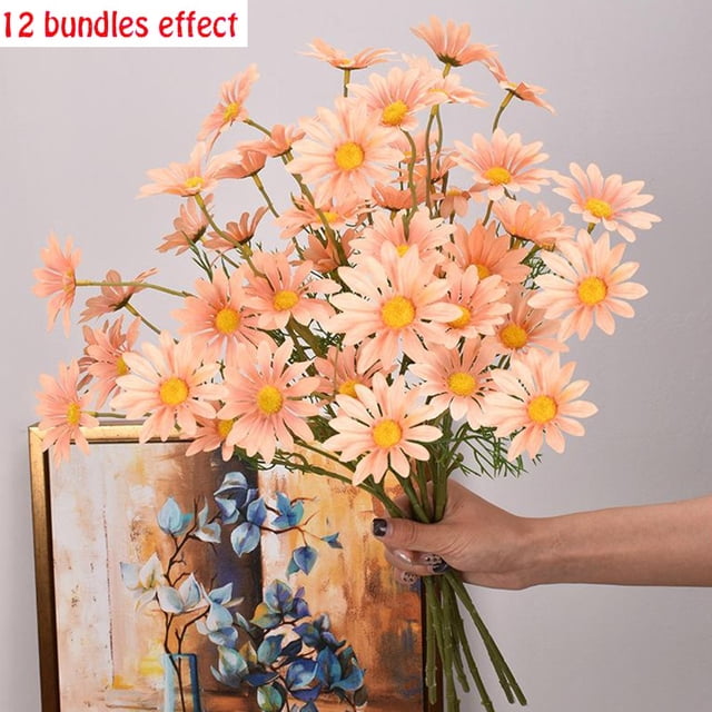 Artificial Silk Daisy Flowers Bouquet Wedding Xmas Party Home Coffee Shop Decor