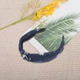 thumbnail image 6 of Unique Bargains 1 Pc Fashion Flower Pattern Headbands for Women Navy Blue, 6 of 6