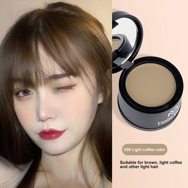 Fiudx Polvo para La Línea Del Cabello, Real Zador de Cejas y Textura Aterciopelada, Relleno de Frente Larga Duración, Corrector de Vello de Aspecto Natural, Uso Profesional de Maquillaje, Fórmula Sua