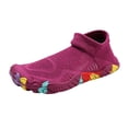 thumbnail image 2 of Women's Walking Shoes, Breathable Quick Dry Five Toe Water Shoes with Slip on Design and Non Slip Sole, Lightweight Comfortable Aqua Socks for Beach Swimming Surfing, 2 of 5