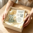 thumbnail image 6 of Emotional Support Glass Animal Gift Set, Cute Pocket Hug Desk Decor with Encouragement Card, Meaningful Animal Designs, Comfort Gift for Friends, Coworkers and Family, B, 6 of 7