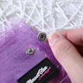 thumbnail image 2 of Monedero de PVC transparente para colgar en el cuello, tarjetero para autobús, juego de billetera pequeña plegable, juego de identificación de estudiante, 2 of 5