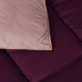 thumbnail image 5 of BednLinens 3 Piece Reversible Plum Down Alternative Comforter Set King, 5 of 7