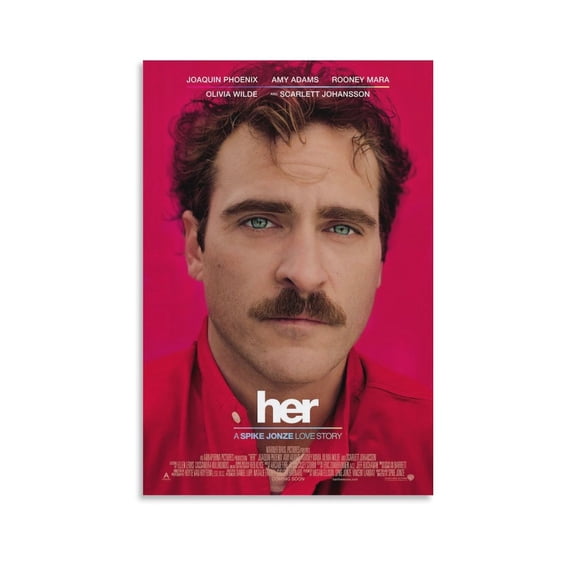 Her Classic Movie Poster Room Aesthetic Poster Print Art Wall Painting Canvas Posters Gifts Modern Bedroom Decor 16x24inch(40x60cm)