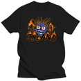 thumbnail image 1 of Spooky Island Slim Camisa negra con capucha para hombres y mujeres de tamaño completo, 1 of 7
