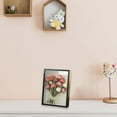 thumbnail image 6 of 6x6.7in Shadow Box Frame, Wooden Dried Flower Photo Frame Floating Photo Frame Glass DIY Display Case for Flowers Ticket Crafts and Photos, 6 of 6