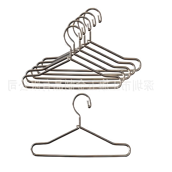 BESTSKY 20 Pack Metal Doll Clothes Hangers Mini 1:12 Scale Silver Closet Hangers for Dollhouse Wardrobe, Tiny Hangers for 18 Inch Dolls Bedroom Playroom Collection Display and Organization