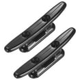 thumbnail image 1 of Uxcell 2pcs Cleats de Barco de 3 Pulgadas para Atar Cuerda de Kayak 30mm para Marino Negro, 1 of 7