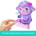 thumbnail image 4 of Polly Pocket Cozy Dreamland Lamb Compact Playset with 1 Micro Doll and Pet Unicorn, Travel Toy with Food & Styling Accessories, 4 of 8