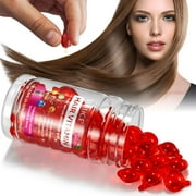 Yecuce Hair Vitamin Capsules,No Rinse and Safe for All Hair Style, Hair Serum with Avocado Oil, Daily Hair Care,60PCS