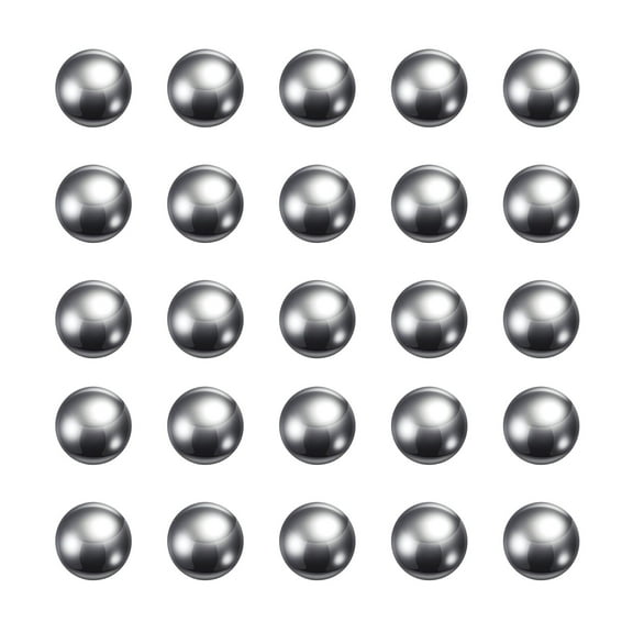 Uxcell Precision Balls 6mm Diameter G10 Chrome Steel Ball for Bearings, Silver 60 Pack