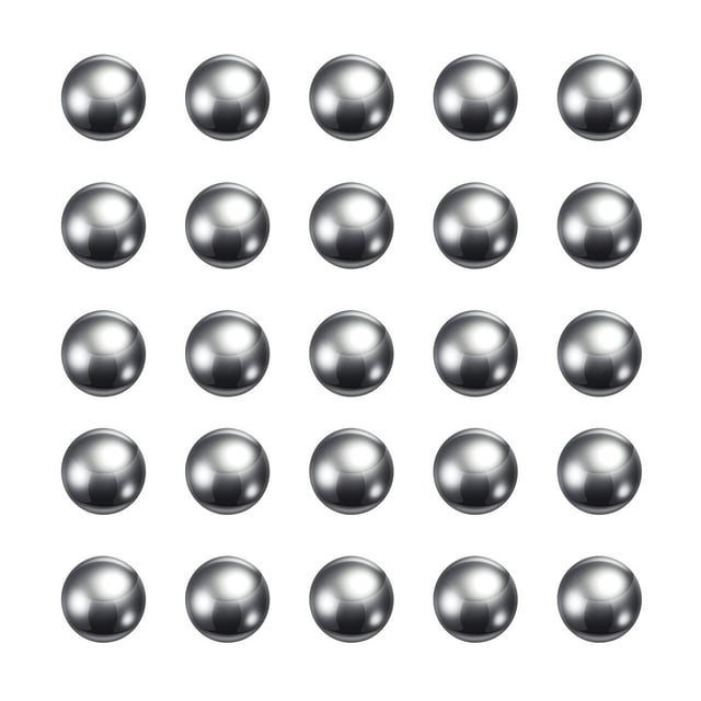 Unique Bargains Billes de Précision Diamètre 6 mm Acier Inoxydable 316 L pour Roulements Lot de 80