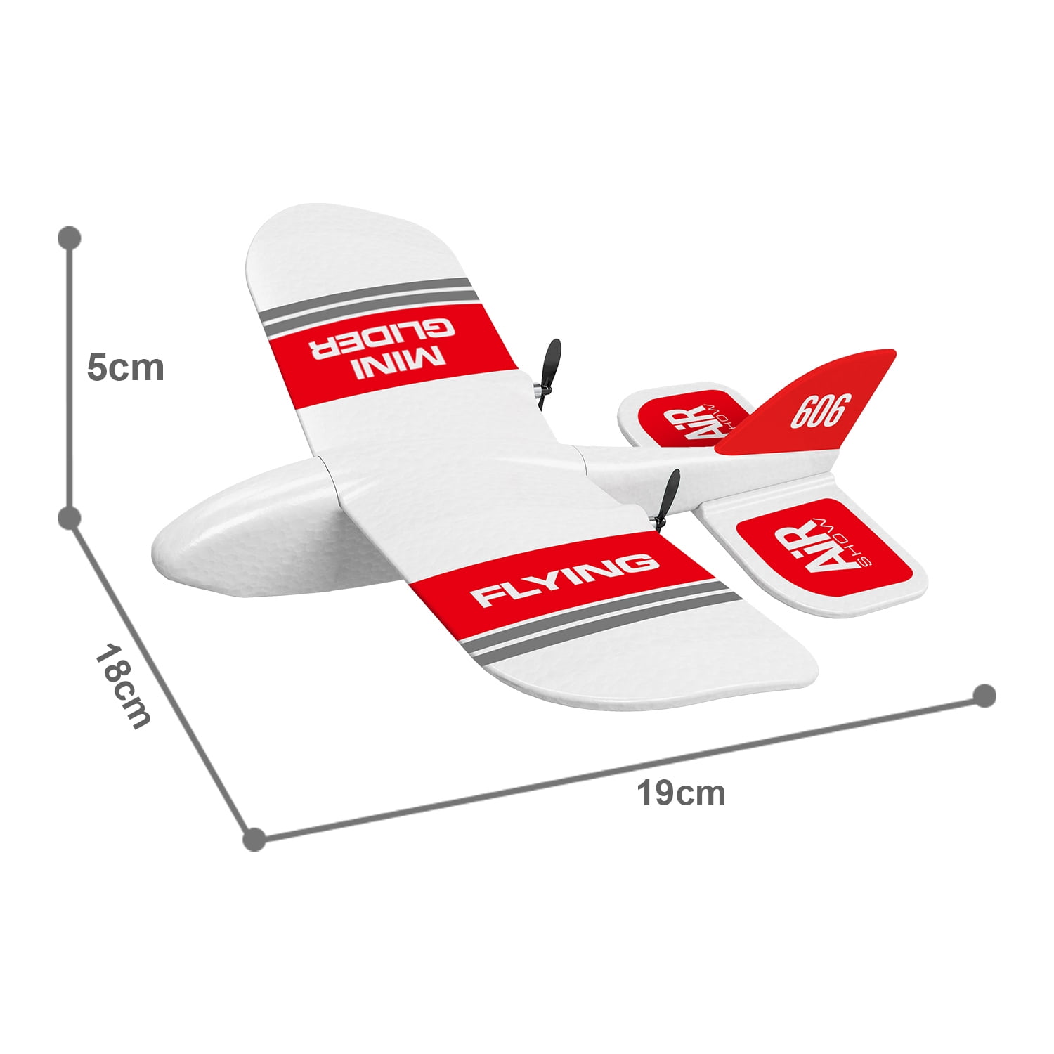 Carevas KF606 2.4G RC Airplane Flying Aircraft for Beginner EPP Foam Glider Fixed Wing Airplane RTF Foam Plane Remote Control Gliding Aircraft Model Gifts
