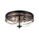 thumbnail image 1 of Edwarmlux Luces de techo empotradas, 2 luces, granja cerca del techo, iluminación de techo industrial, accesorio para cocina, pasillo, dormitorio, sala de estar, escaleras, porche (negro), 1 of 1