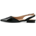 thumbnail image 2 of Journee Womens Daphnne Sling Back Pointed Toe Flats, Widths Available, 2 of 9