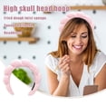 thumbnail image 5 of LIURUIJIA Mini and Spa Headbands For Women Sponge & Terry Towel Cloth Fabric Makeup Headband Face Washing Makeup Removal Shower Facial Mask Versed Headband Cute Head Band For Skincare (A), 5 of 6