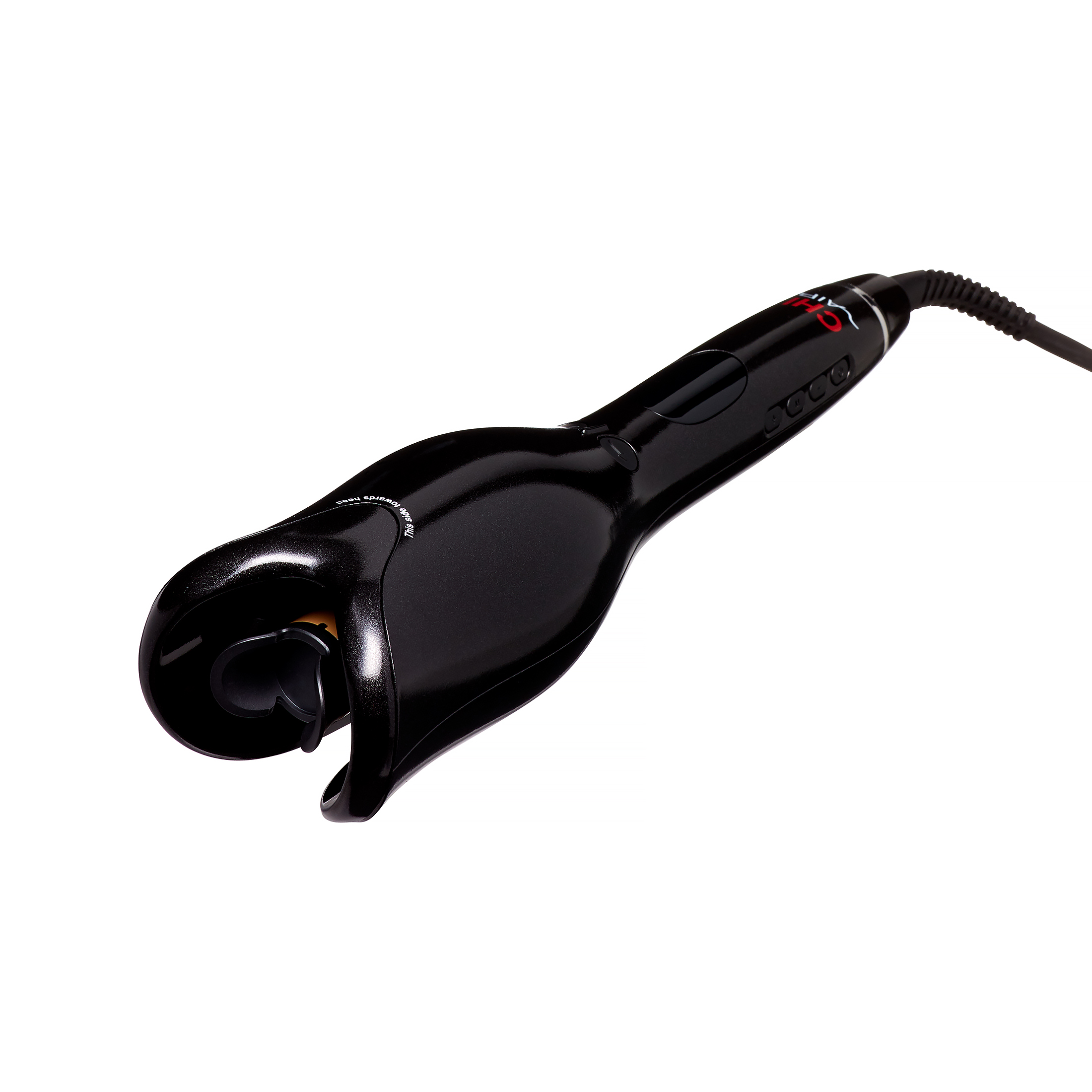 CHI Spin n Curl Ceramic Rotating Automatic Hair Curling Machine, Onyx Black - image 4 of 6