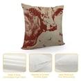 thumbnail image 4 of Qinduosi Throw Pillow Cover Vintage Cow Advertisment Home Decorative Linen Square Pillow Case for Men Women Boy Gilrs Bedroom Livingroom Cushion Cover Inch and Brown Pillowcase, 4 of 5
