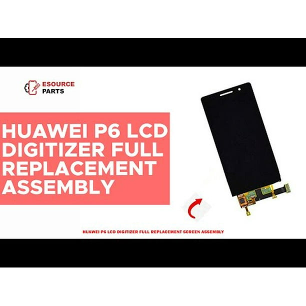 Ensemble d'Écran de Remplacement Complet du Numériseur LCD Huawei P6 - Noir