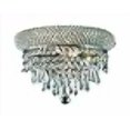 thumbnail image 3 of Elegant Lighting Primo Transitional 2 Light E12 Crystal Royal Cut Chrome Wall Sconce, 3 of 3
