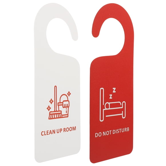 Don't Disturb Sign Dual Side Sign Hotel Doorknob Hanger Office Reminder Sign Hotel Room Tag