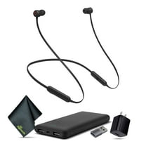 Beats Flex Wireless In-Ear Headphones (Black) Bundle   Accessories
