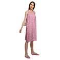thumbnail image 3 of Moomaya Printed Sleeveless Nightdress For Ladies Button Placket Nightwear, 3 of 6