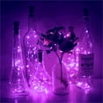 thumbnail image 6 of Wine Bottle Lights with Cork, Battery Operated 20 LED Cork Shape Silver Wire Colorful Fairy Mini String Lights(No Bottles) for DIY, Party, Decor, Christmas, Halloween,Wedding, 6 of 8
