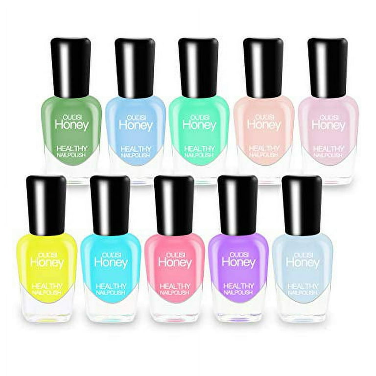 NEGJ NEW Nail Polish Set Non Easy Peel Off & Quick Dry Water Based