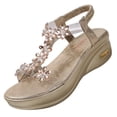 thumbnail image 2 of MKLEKYY Sandalias Flexibles de Verano para Mujer, Con Banda Elástica Sólida, Informales, Con Punta Abierta, Cómodas Sandalias de Playa, 2 of 4