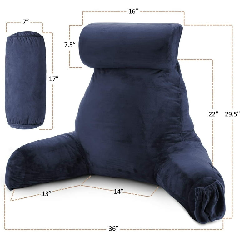 Walmart bed pillow with arms cheap