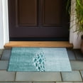 thumbnail image 5 of Addison Rugs Chantille Indoor/Outdoor Transitional Nautical Teal Washable Rectangle Rug, 1'8" x 2'6", 5 of 5