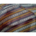 thumbnail image 4 of oneOone Silk Tabby Fabric Chevron & Greek Key Block Print Fabric By Yard 42 Inch Wide, 4 of 4