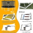 thumbnail image 5 of XMIKA Trampolines with Enclosure Net 1500LBS 16FT Heavy Duty Trampoline for Kid Adult Outdoor Anti-Rust Trampolines with Basketball Hoop, Light, Sprinkler, Ladder, Backyard Recreational Trampoline, 5 of 8