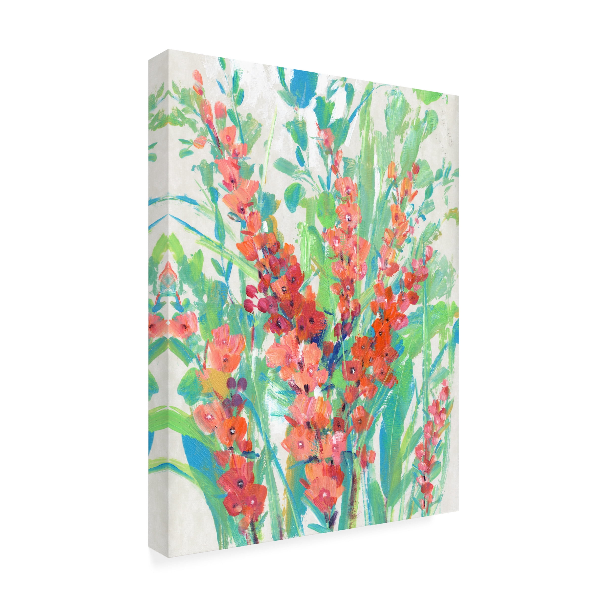Tim OToole 'Tropical Summer Blooms II' Canvas Art