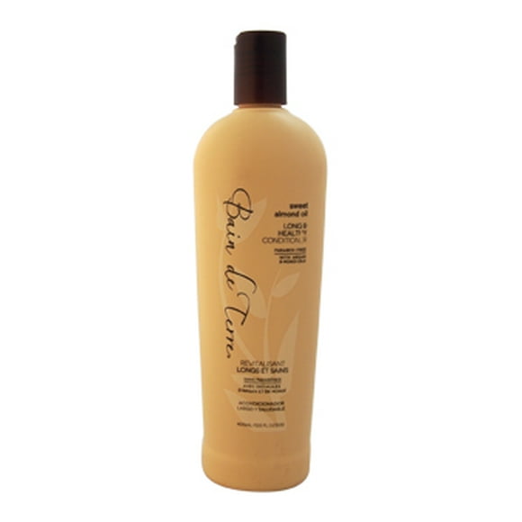 Après-shampooing Long & Healthy à l'Huile d'Amande Douce par Bain de Terre pour Unisexe - après-Shampooing de 13,5 oz